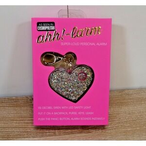 Ahh!-larm Super Loud Personal Alarm Panic Button New Glitter Confetti Color